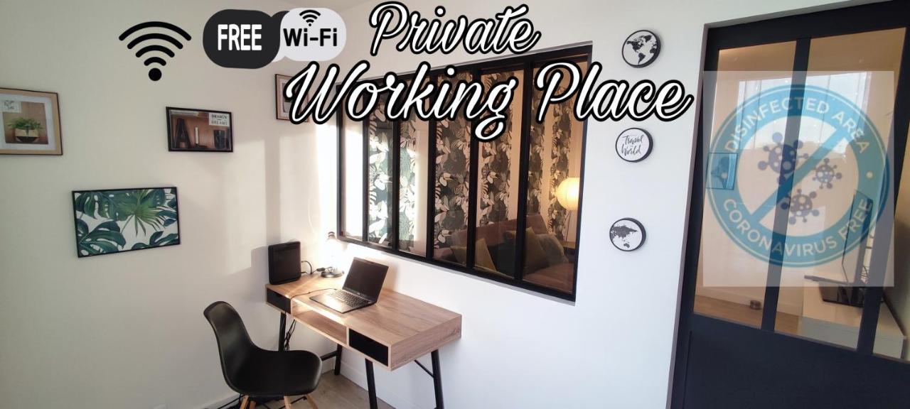 T4 Massy Tgv By Beds4Wanderlust - 80M2 Avec Terrasse Et Bureau - Proche Coulee Verte - Ideal Pro Ou Famille Bagian luar foto