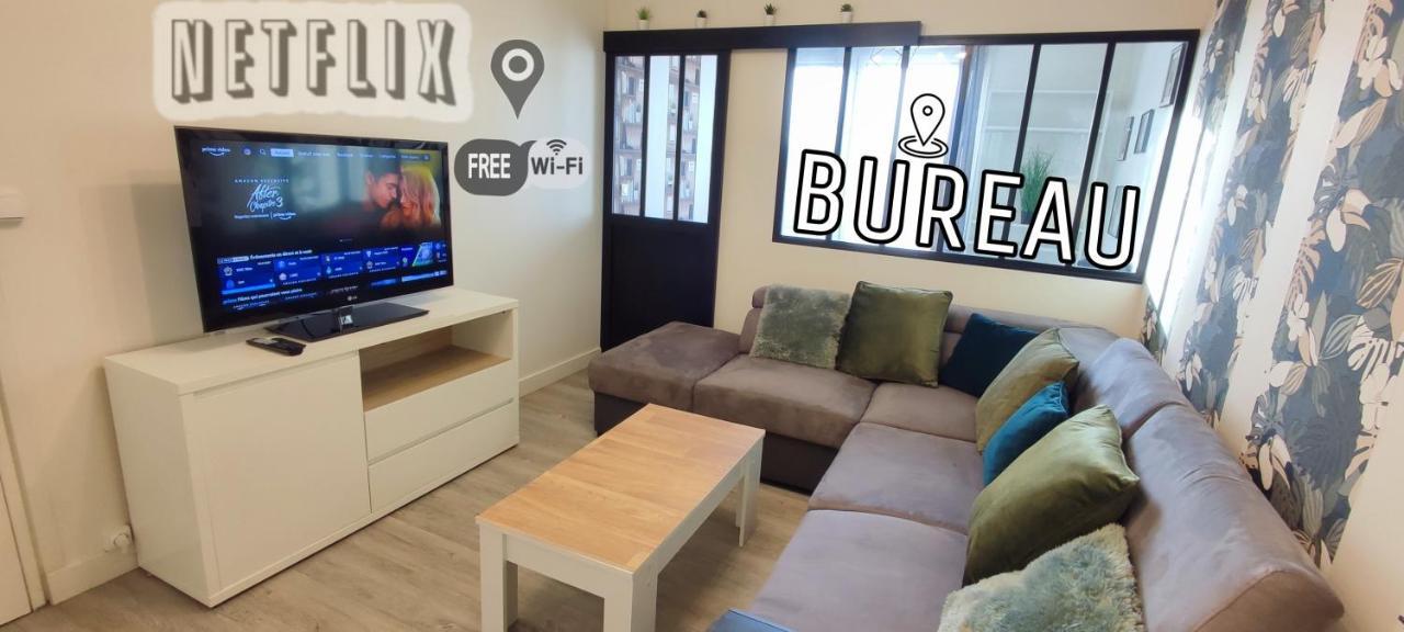 T4 Massy Tgv By Beds4Wanderlust - 80M2 Avec Terrasse Et Bureau - Proche Coulee Verte - Ideal Pro Ou Famille Bagian luar foto